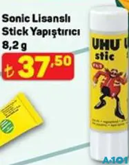 UHU SONİC LİSANSLI STİCK YAPIŞTIRICI 8,2 G indirimli fiyat UHU SONİC LİSANSLI STİCK YAPIŞTIRICI 8,2 G fiyat ve kampanya bilgisi